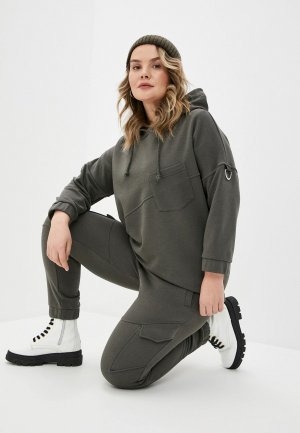 Костюм спортивный Sitlly. Цвет: хаки