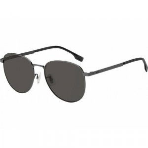 Солнцезащитные очки BOSS, серый, бесцветный Hugo Boss. Цвет: бесцветный/серый