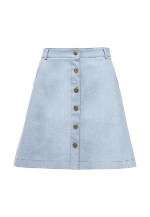 Юбка джинсовая T-Skirt. Цвет: голубой