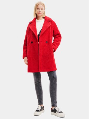 Комфортное переходное пальто , красный Desigual