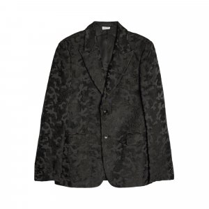 Жаккардовая куртка Homme Plus, цвет Черный Comme des Garçons