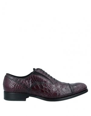 Обувь на шнурках ALBERTO GUARDIANI. Цвет: красно-коричневый