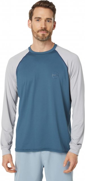 Солнечная рубашка с длинными рукавами 24-7 Traveler O'Neill, цвет Cadet Blue/Cool Grey O'Neill