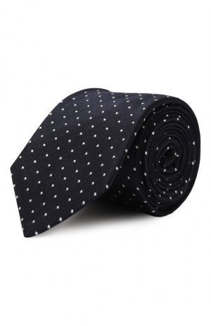 Шелковый галстук Luigi Borrelli. Цвет: синий