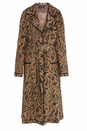 Пальто с поясом Stalus Damir Doma. Цвет: коричневый