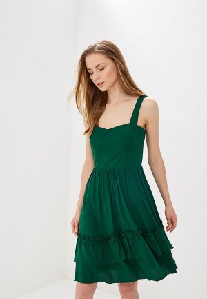 Платье Tutto Bene. Цвет: зеленый