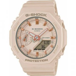 Наручные часы G-Shock GMA-S2100-4A, розовый, бежевый CASIO. Цвет: розовый/бежевый