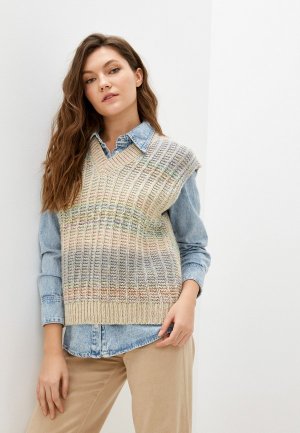 Жилет United Colors of Benetton. Цвет: разноцветный