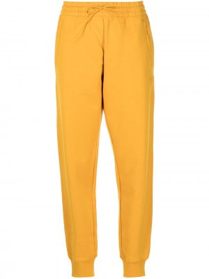 Фактурные спортивные брюки Y-3. Цвет: золотистый