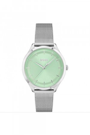 Модные аналоговые кварцевые часы Pura из нержавеющей стали — 1502636 , зеленый BOSS
