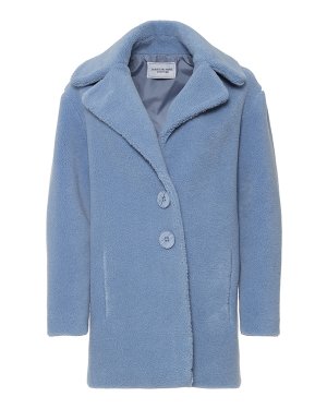 Пальто 20WF7507 38 голубой+бежевый Forte Dei Marmi Couture. Цвет: голубой+бежевый