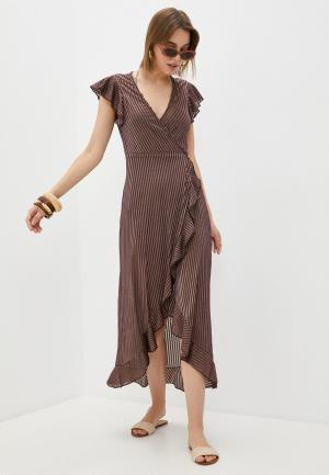 Платье пляжное Dali. Цвет: коричневый