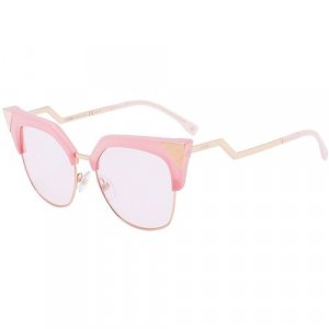 Солнцезащитные очки , розовый FENDI. Цвет: розовый