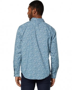 Рубашка Dockers Supreme Flex Modern Fit Long Sleeve Shirt, цвет Oceanview/Print