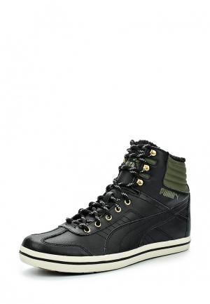Кеды Puma Tatau Sneaker Boot black-black. Цвет: черный