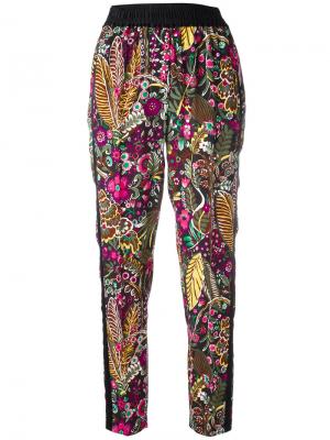 Спортивные брюки с цветочным принтом 3.1 Phillip Lim. Цвет: многоцветный