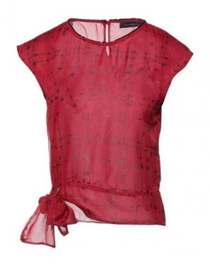 Блузка SANDRO FERRONE. Цвет: красный