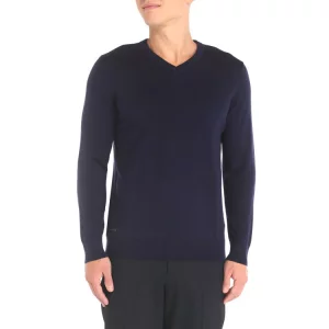 Пуловер мужской 222 синий XL Maison David. Цвет: синий