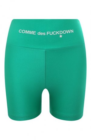 Шорты Comme des Fuckdown. Цвет: зелёный