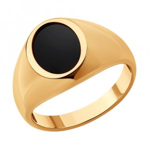 Кольцо из золота с агатом SOKOLOV
