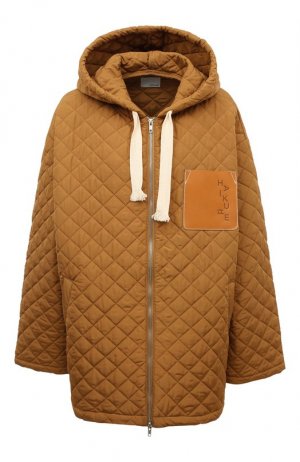 Утепленная куртка Haikure. Цвет: бежевый