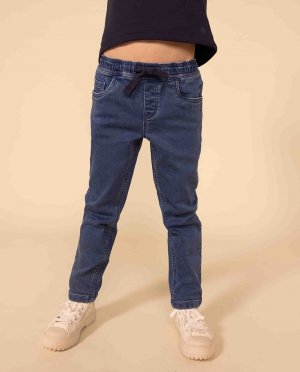 Обычные джинсы для мальчиков , синий Petit Bateau