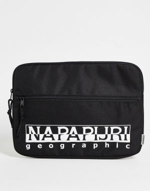 Черный чехол для ноутбука Happy Laptop-Черный цвет Napapijri