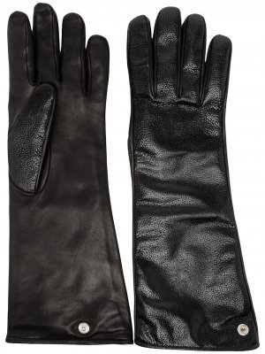 Кожаные перчатки с шерстяной подкладкой 1017 ALYX 9SM. Цвет: черный