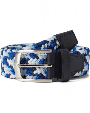 Ремень Woven Stretch Knit Belt, синий мульти Johnston & Murphy