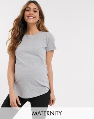 Серая футболка -Серый New Look Maternity