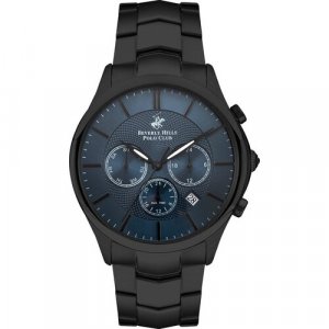 Наручные часы BP3232X.690, черный, синий Beverly Hills Polo Club. Цвет: черный/синий