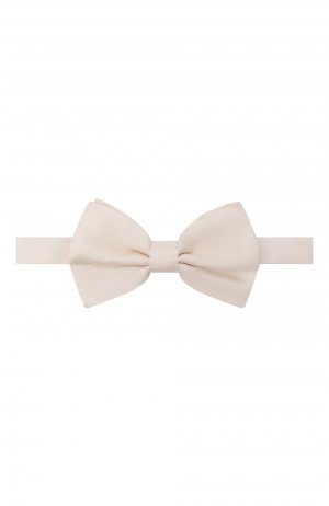 Шелковый галстук-бабочка Dolce & Gabbana. Цвет: кремовый