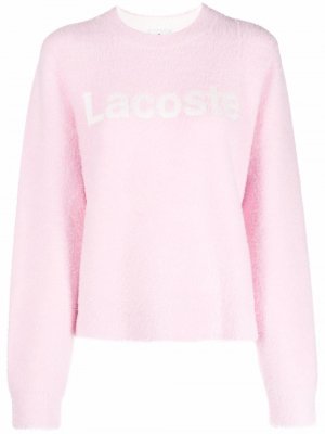 Джемпер с логотипом Lacoste. Цвет: розовый