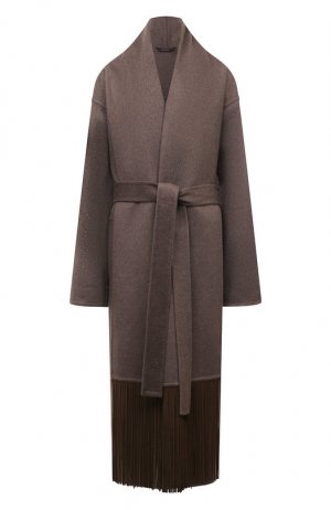 Кашемировое пальто Colombo. Цвет: коричневый
