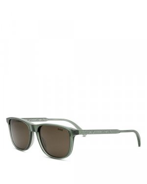 Прямоугольные солнцезащитные очки In S3I, 56 мм DIOR, цвет Green Dior