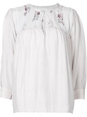 Блузка Oaxacan Dosa. Цвет: белый
