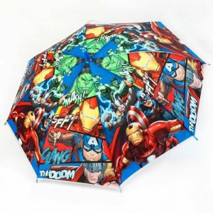 Зонт-трость , мультиколор Marvel. Цвет: микс/разноцветный