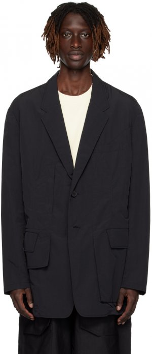 Черный жатый пиджак Y-3