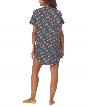 Женская ночная рубашка с короткими рукавами и принтом Child Disney