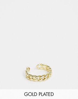 Кольцо в виде цепочки с позолотой из 18-каратного золота Pieces