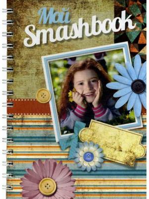 Блокнот Мой Smashbook Девочка с цветочками Попурри. Цвет: белый
