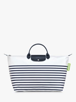 Дорожная сумка Le Pliage Stripe, темно-синий/белый Longchamp