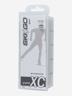 Мазь скольжения для беговых лыж XC, 200 г, Черный Ski Go. Цвет: черный