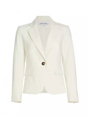 Однобортный пиджак Tyra Dickey , цвет off white Veronica Beard