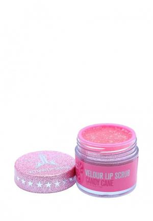 Скраб для губ Jeffree Star Cosmetics Velour Lip Scrub Candy Cane. Цвет: розовый