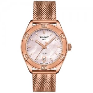 Наручные часы TISSOT T-Classic, белый, розовый. Цвет: розовый