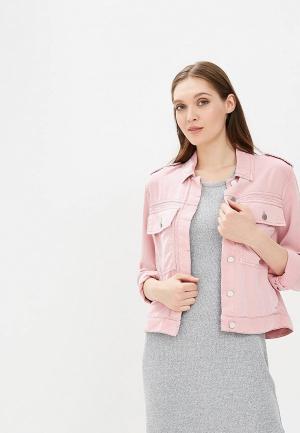Куртка джинсовая Gap. Цвет: розовый