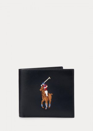 Бумажник из кожи большого пони Ralph Lauren