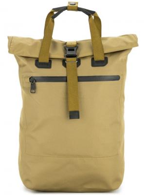 Рюкзак с пряжкой As2ov. Цвет: коричневый