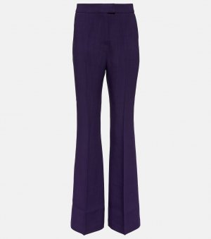 Расклешенные брюки с высокой посадкой GALVAN, фиолетовый Galvan